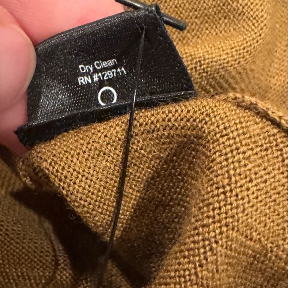 Jenni Kayne Mercer Crewneck Amber Brown Merino Wool - Size medium EUC - Picture 10 of 11